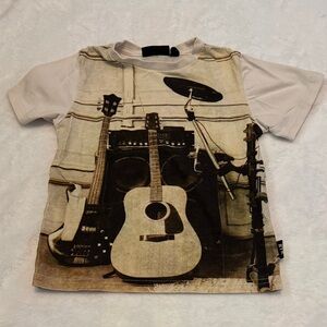 Kids' Musical Band Graphic Tee - White